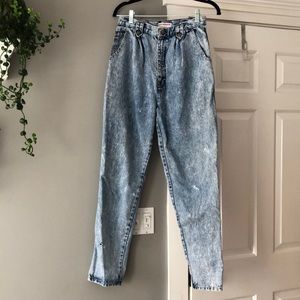 1980’s Jack Mulqueen acid wash jeans